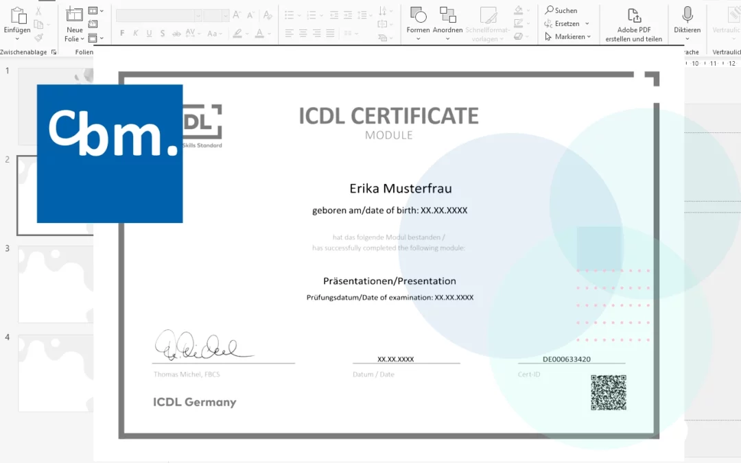 MS Powerpoint Präsentationen Modul (ICDL-Zertifikat)