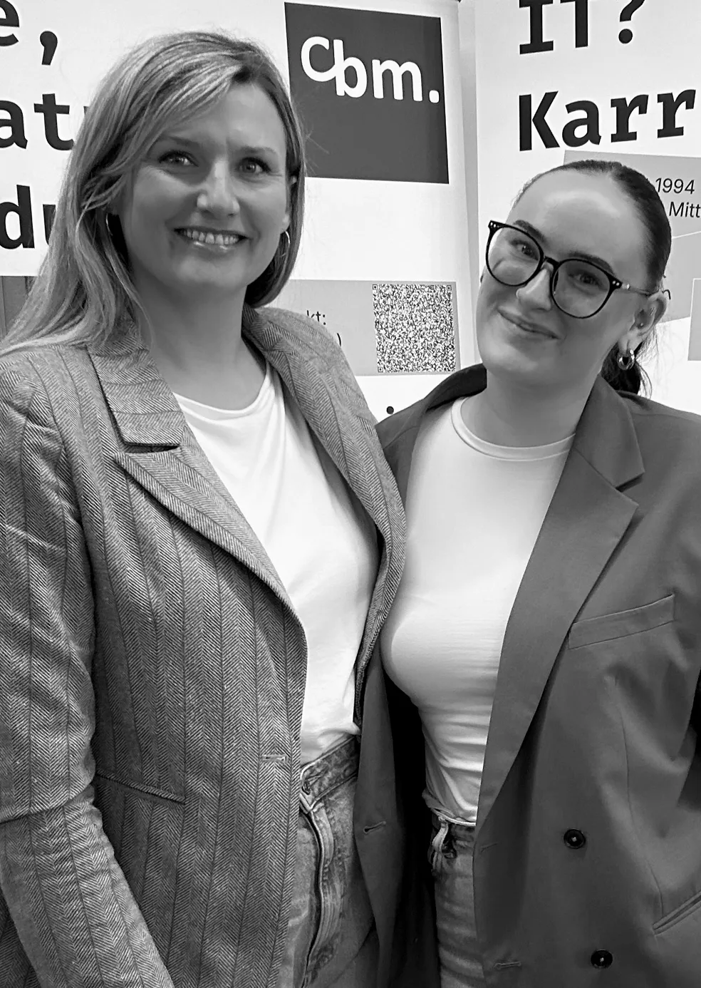 Magdalena Hotopp und Luna-Marie Mertling Magdalena Hotopp und Luna Mertling freuen sich auf Bildungshungrige.