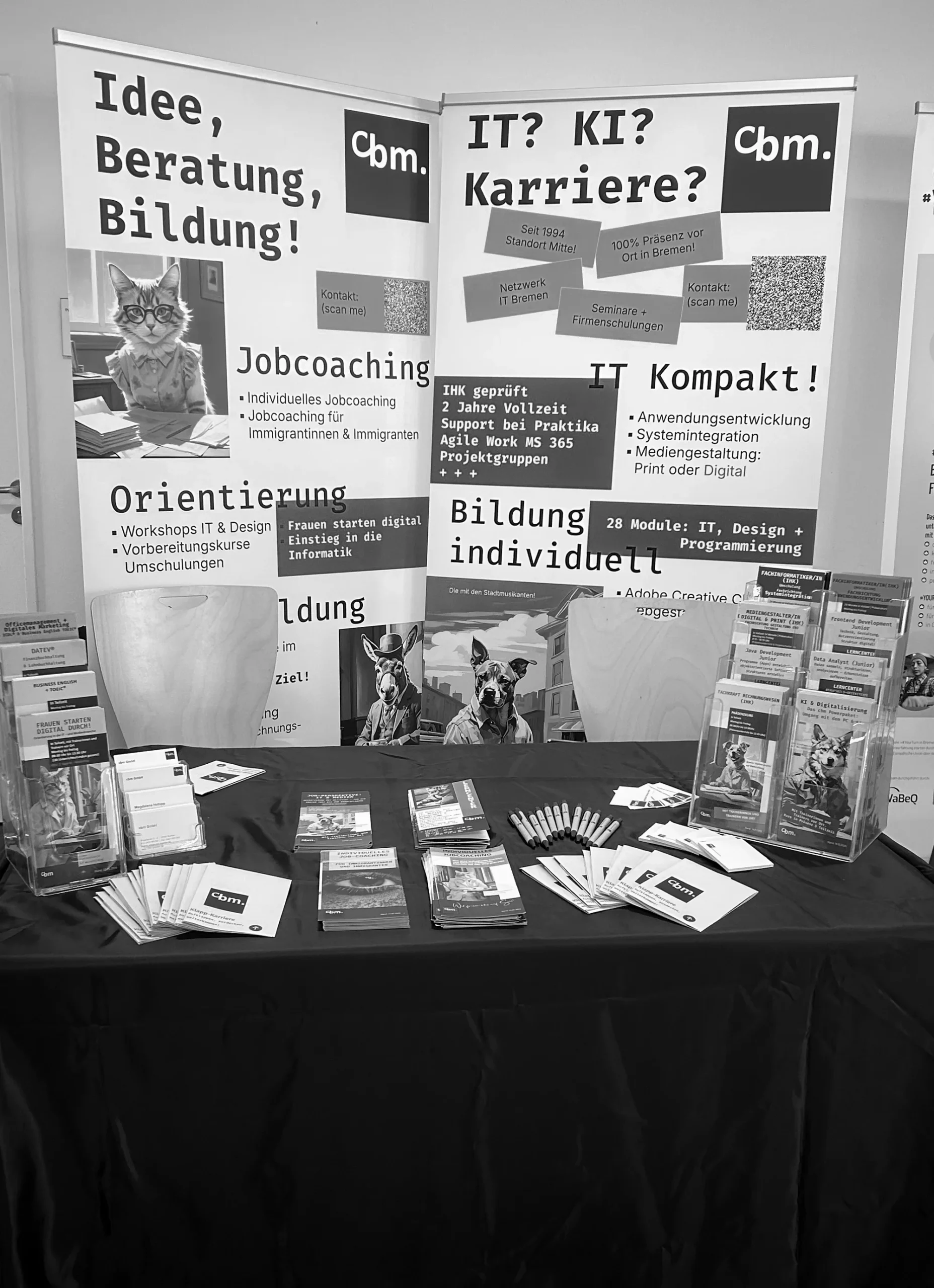QBZ Morgenland VADIB Messe So, die Wissbegierigen können kommen - alles bereit!